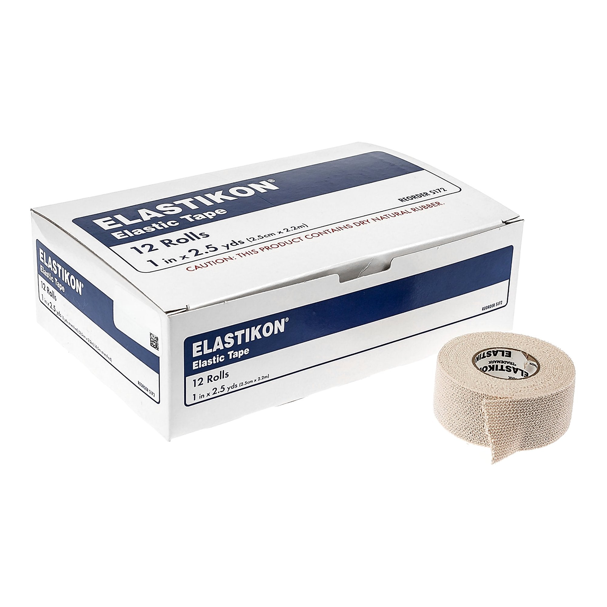 Elastic Tape Actimove Elastikon Tan 1 Inch X 2 1/2 Yard Cotton Elastic NonSterile