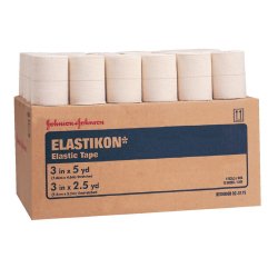 Elastic Tape Elastikon White 3 Inch X 2 1/2 Yard Cotton NonSterile