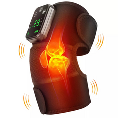 electrically heated knee pads shoulder pads elbow pads old cold legs joints vibration warmth hot compress massager