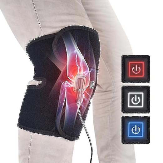 electrically heated old cold legs joints knee pads heated protective sleeve protective gear warm hot leg protection knee pads