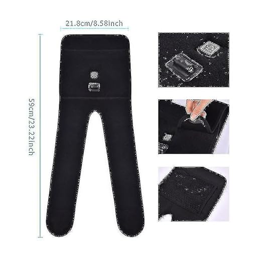 electrically heated old cold legs joints knee pads heated protective sleeve protective gear warm hot leg protection knee pads