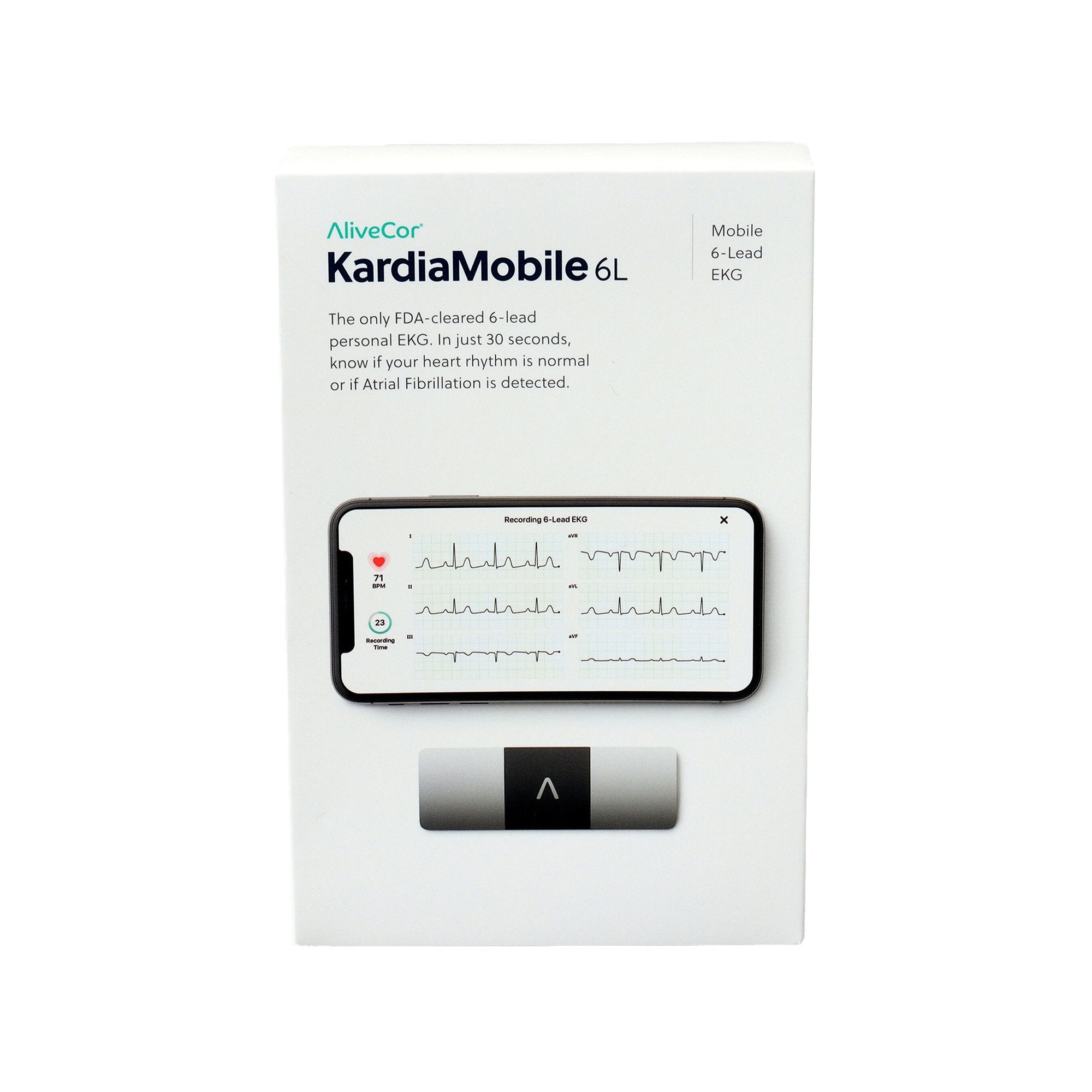 Electrocardiograph KardiaMobile Battery Operated Without Display Resting