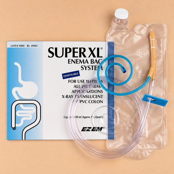 Enema Bag Set 2500 mL, Packaging Type- Case
