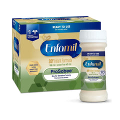 Infant Formula Enfamil ProSobee Unflavored 2 oz. Nursette Bottle Liquid Soy Lactose Intolerance