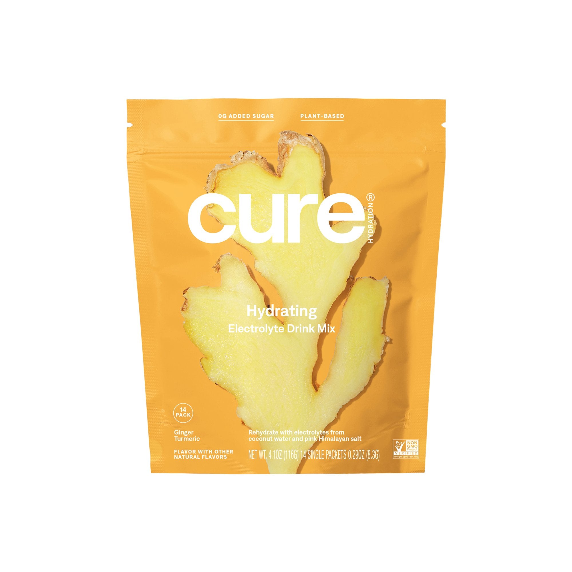 Oral Electrolyte Solution Cure Ginger Turmeric Flavor 8.30 Gram Electrolyte, Packaging Type- Case