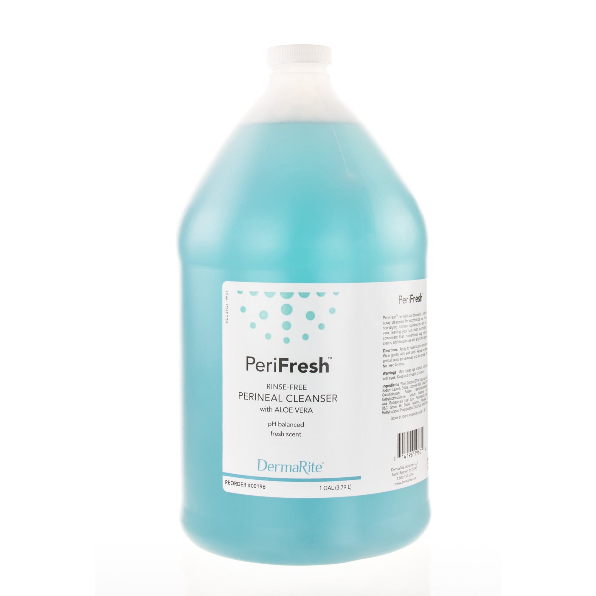 Rinse-Free Perineal Wash PeriFresh Liquid 1 gal. Jug Scented, Packaging Type- Case