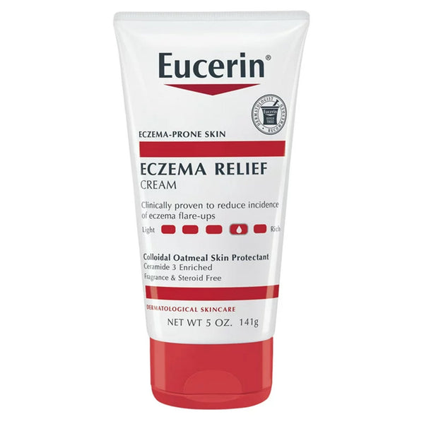 Eczema Cream Eucerin Eczema Relief 5 oz. Tube Unscented Cream