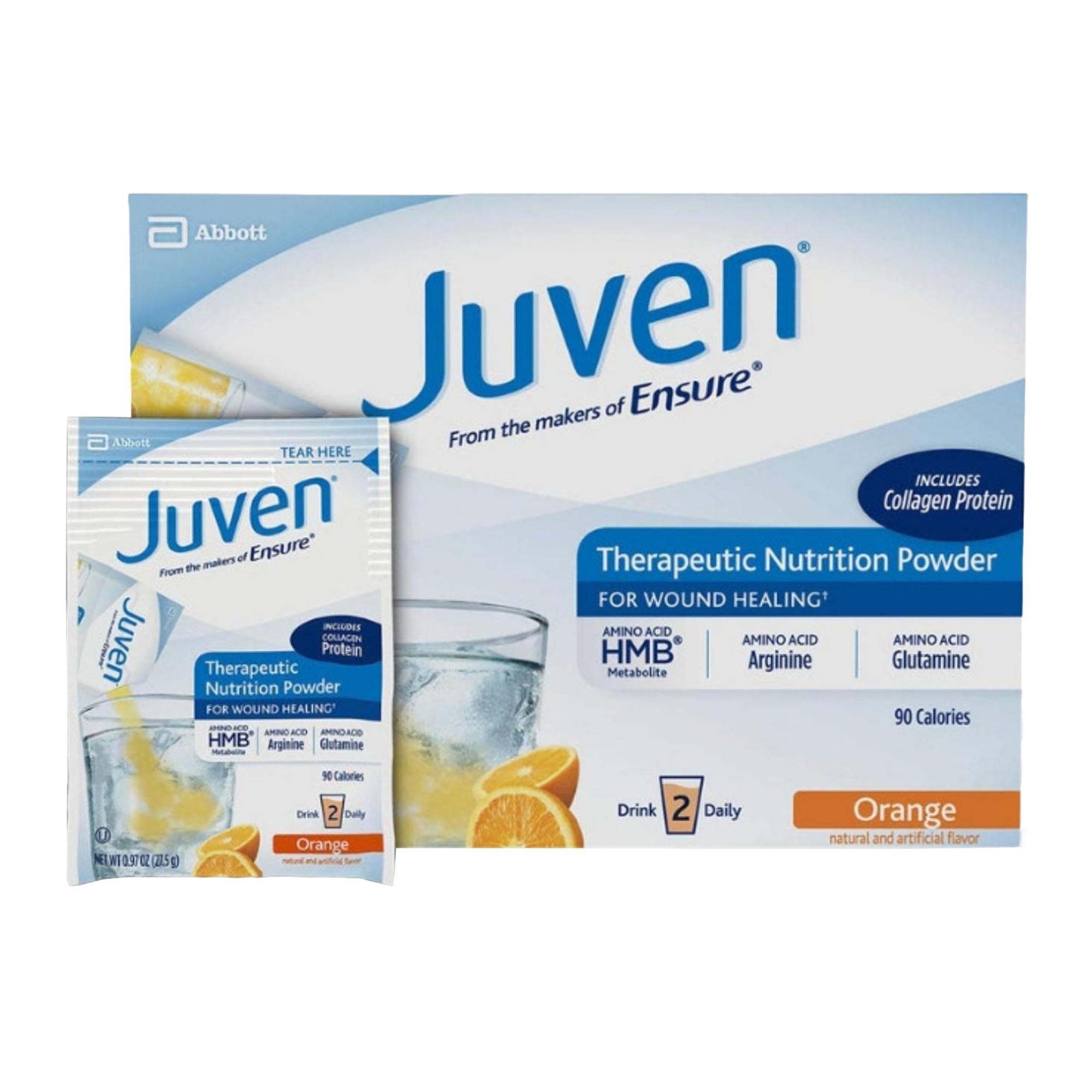 Oral Supplement Juven® Orange Flavor Powder 0.97 oz. Individual Packet