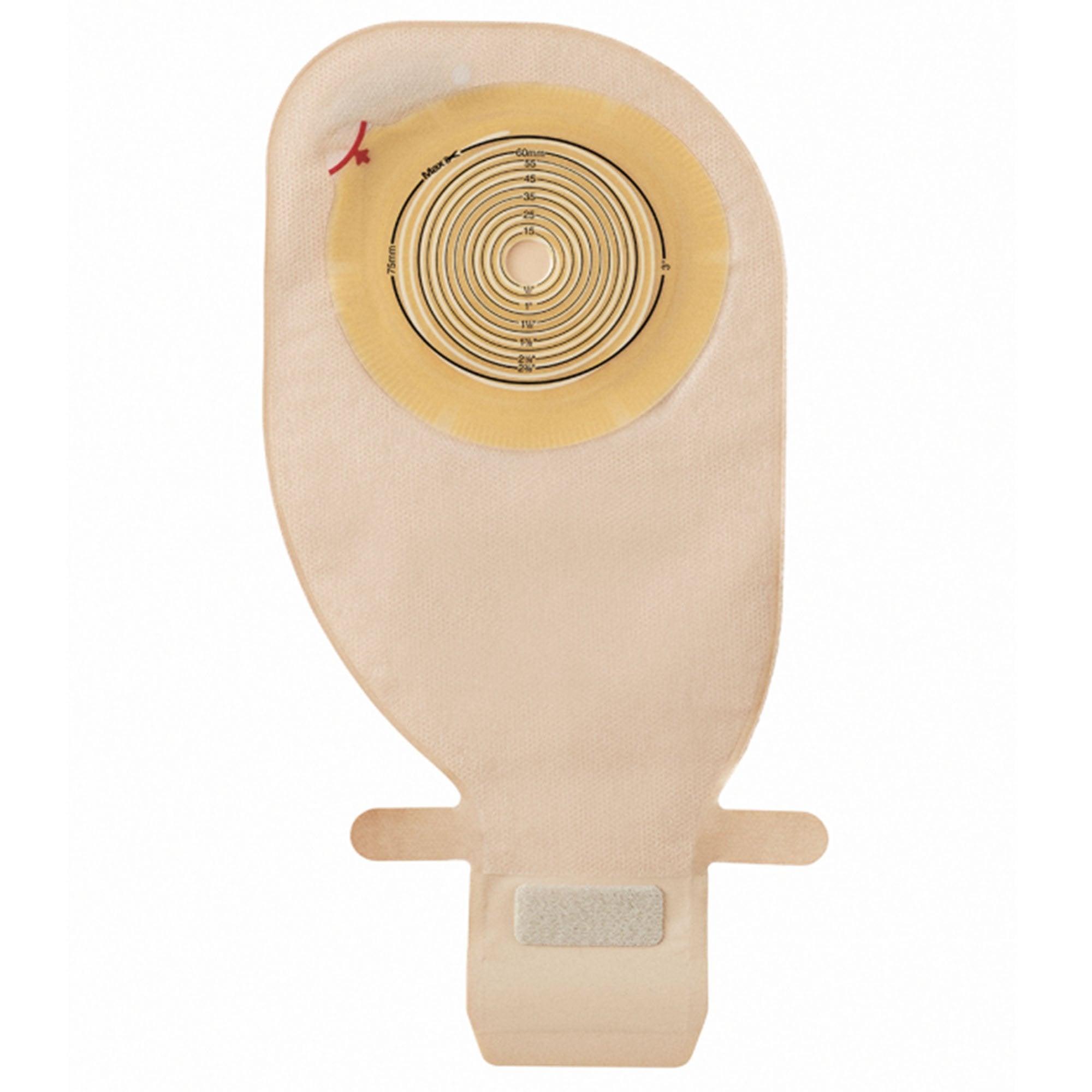 Ostomy Pouch Assura® Inspire Soft Seal One-Piece System 11 Inch Length Convex, Trim to Fit 10 to 70 mm Stoma Drainable