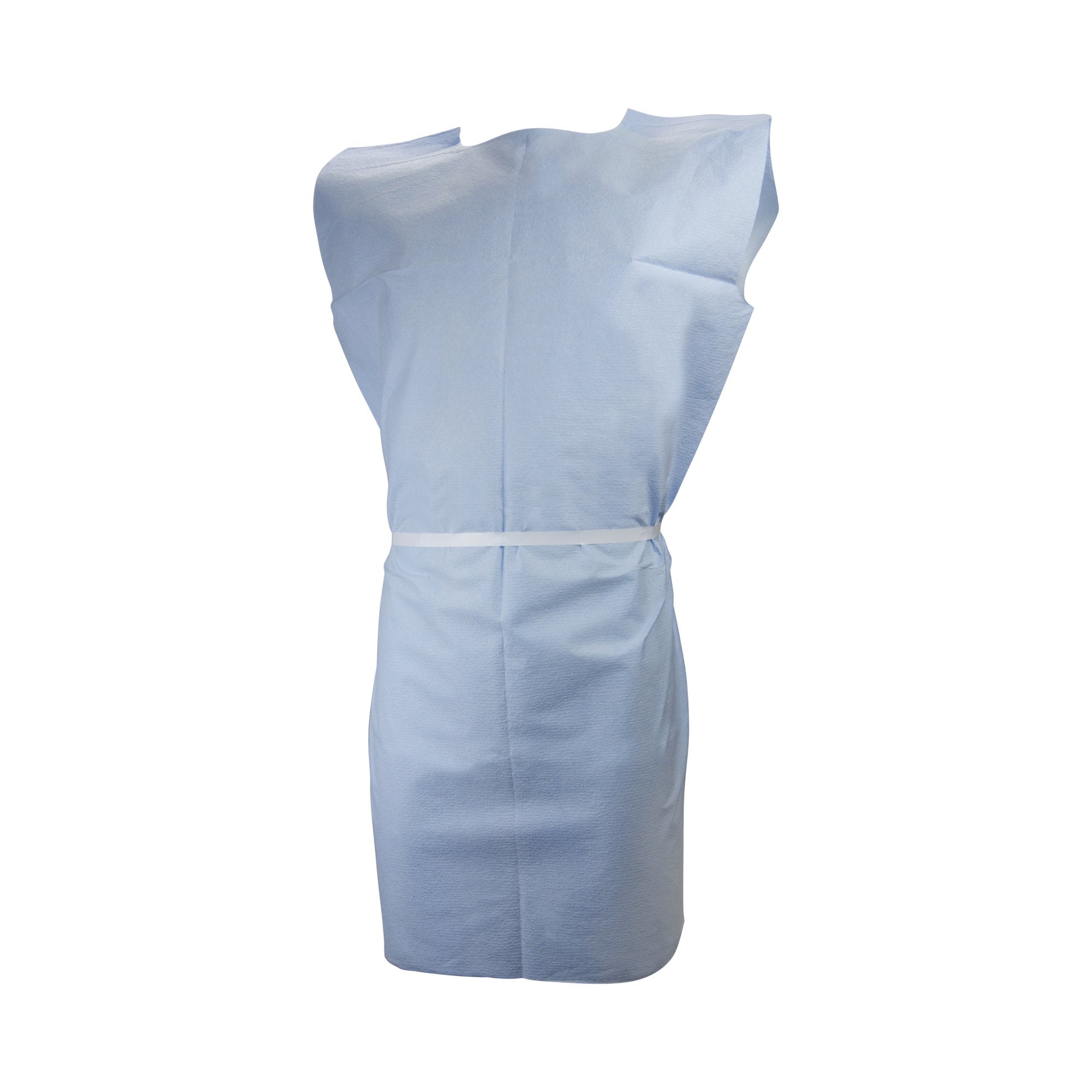 Patient Exam Gown McKesson Child Size Blue Disposable, Packaging Type- Case