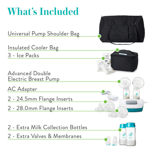 evenflo deluxe advanced breast pump double electric