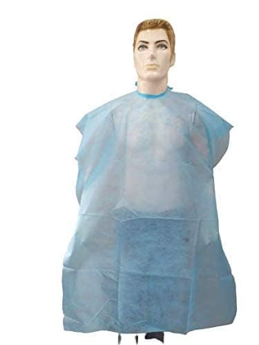 Exam Cape Blue One Size Fits Most Front Opening Without Closure