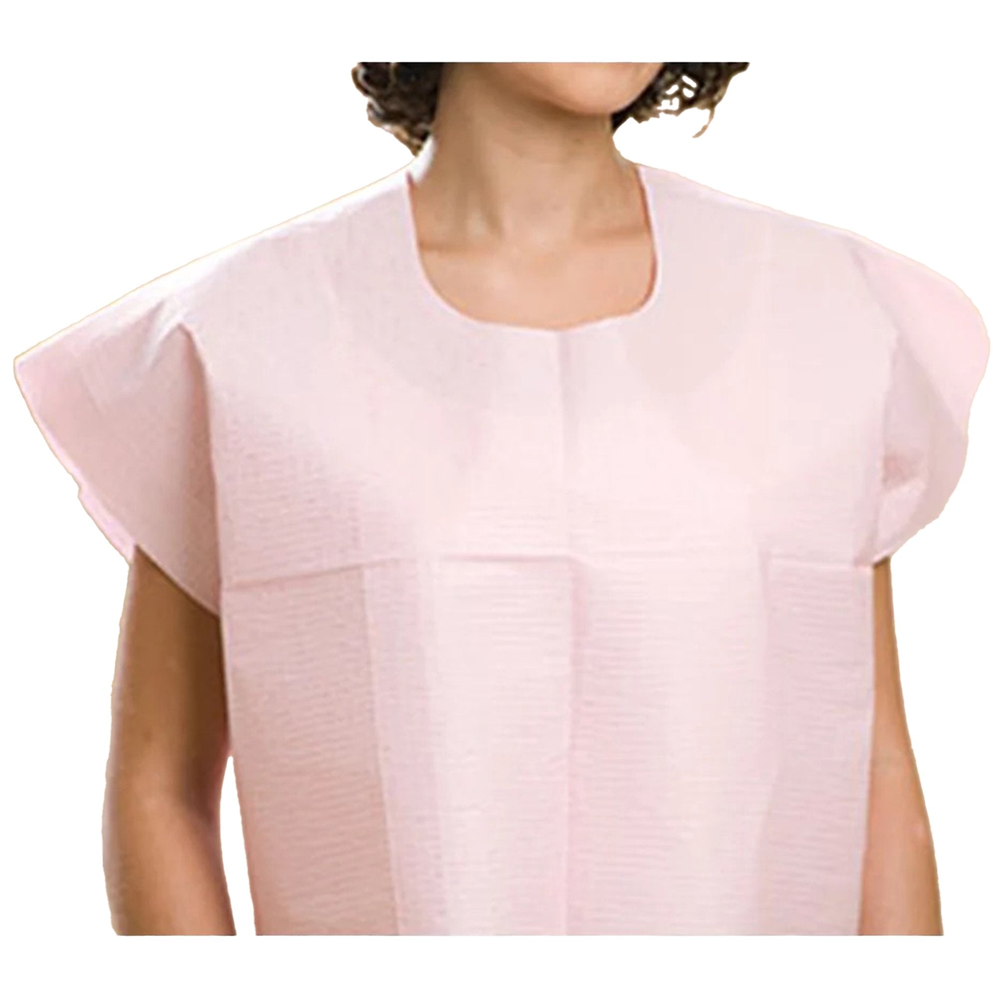 Exam Cape Mauve One Size Fits Most Front / Back Opening Without Closure Female