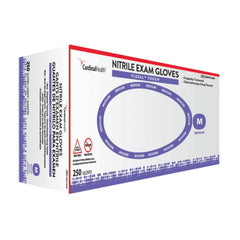 exam glove flexal touch large nonsterile nitrile standard cuff length textured fingertips blue chemo tested