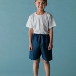 Exam Shorts MediShorts Small Navy Blue Nonwoven Pediatric Disposable