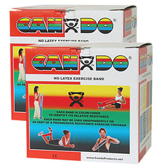 Exercise Resistance Band CanDo Red 5 Inch X 50 Yard Light Resistance