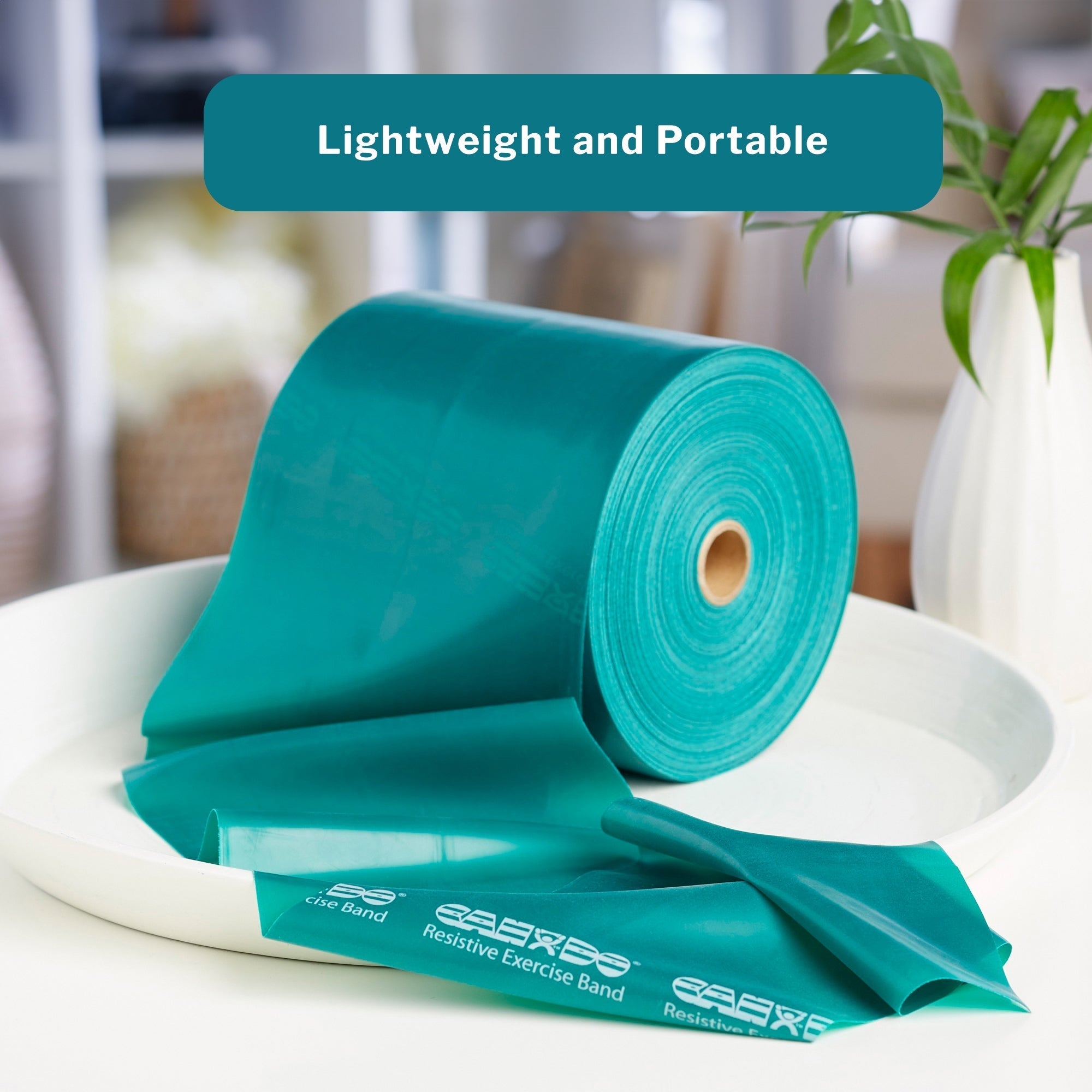 exercise resistance band mckesson cando green 5 inch x 50 yard medium resistance packaging type each