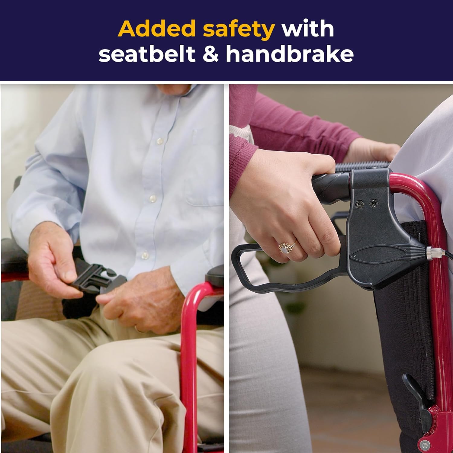 expedition aluminum transport chair w loop locks 19 blue