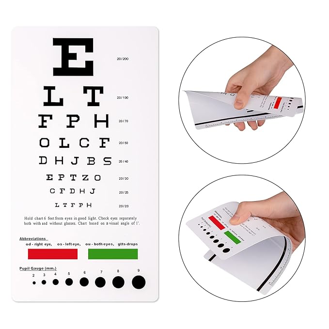 Eye Chart 6 Foot Distance Acuity Test