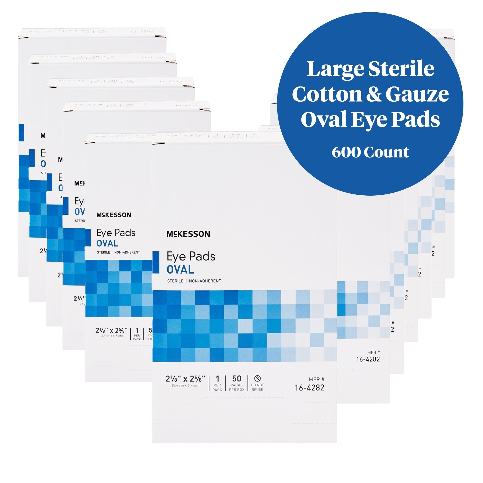 eye pad mckesson 2 1 8 x 2 5 8 inch sterile 1 per pack packaging type case