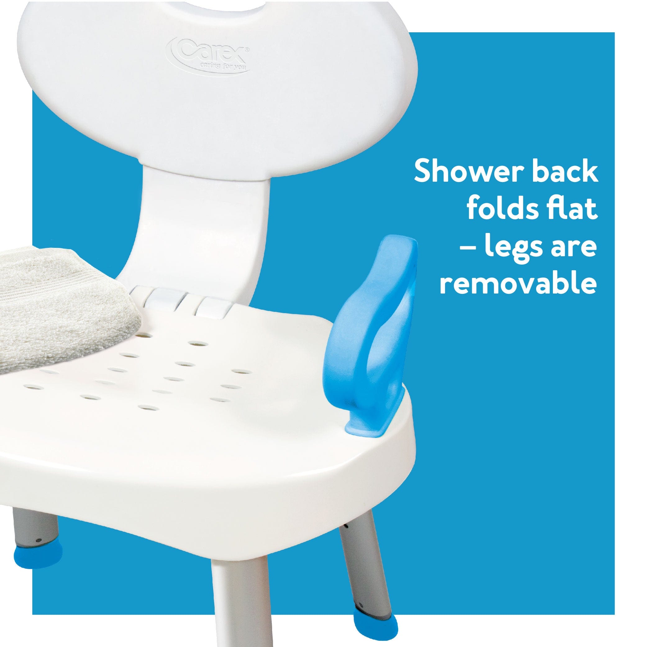 ez bath and shower seat with handles carex