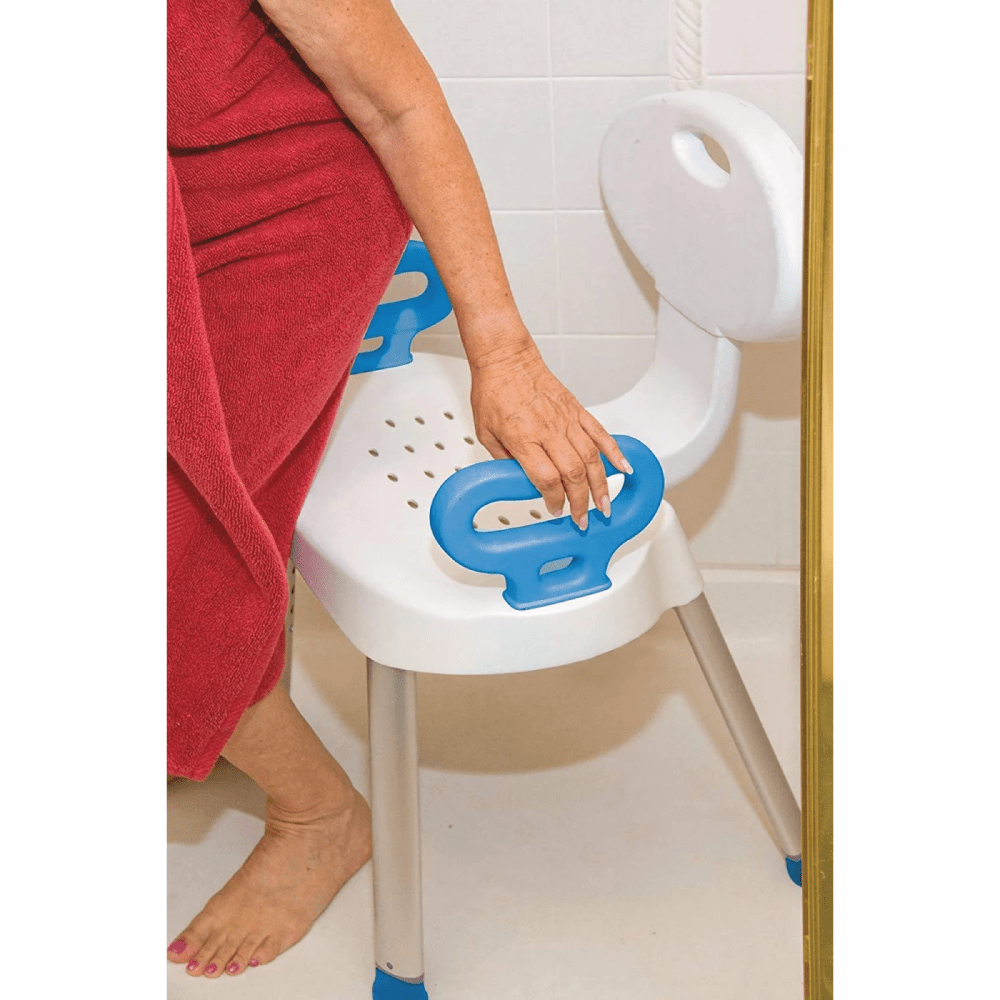 ez bath and shower seat with handles carex