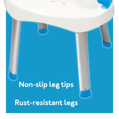 ez bath and shower seat with handles carex