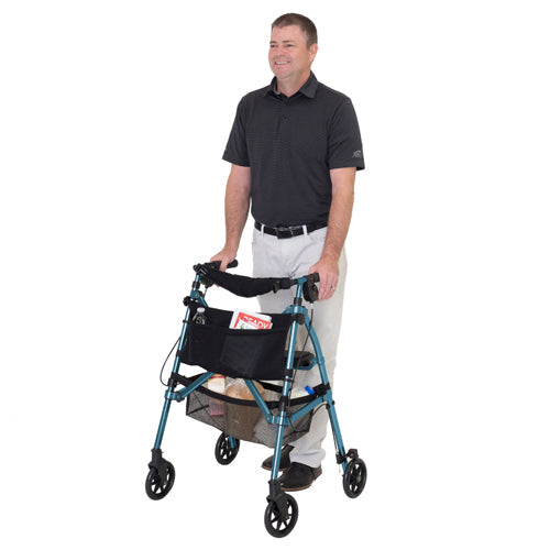 ez fold n go rollator cobalt blue each