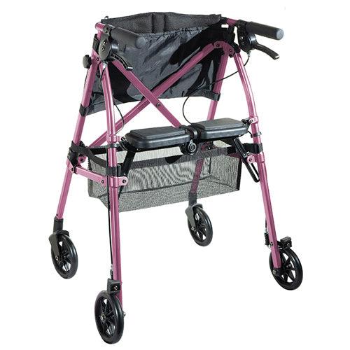 ez fold n go rollator regal rose each