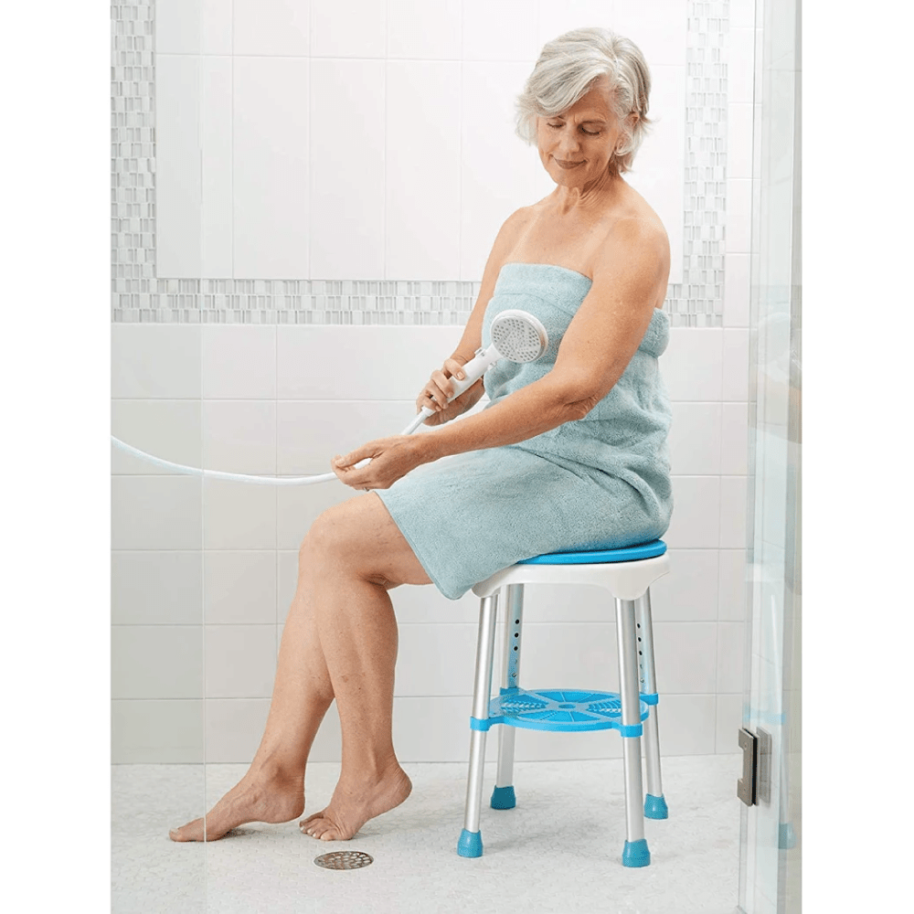 ez swivel shower stool by carex