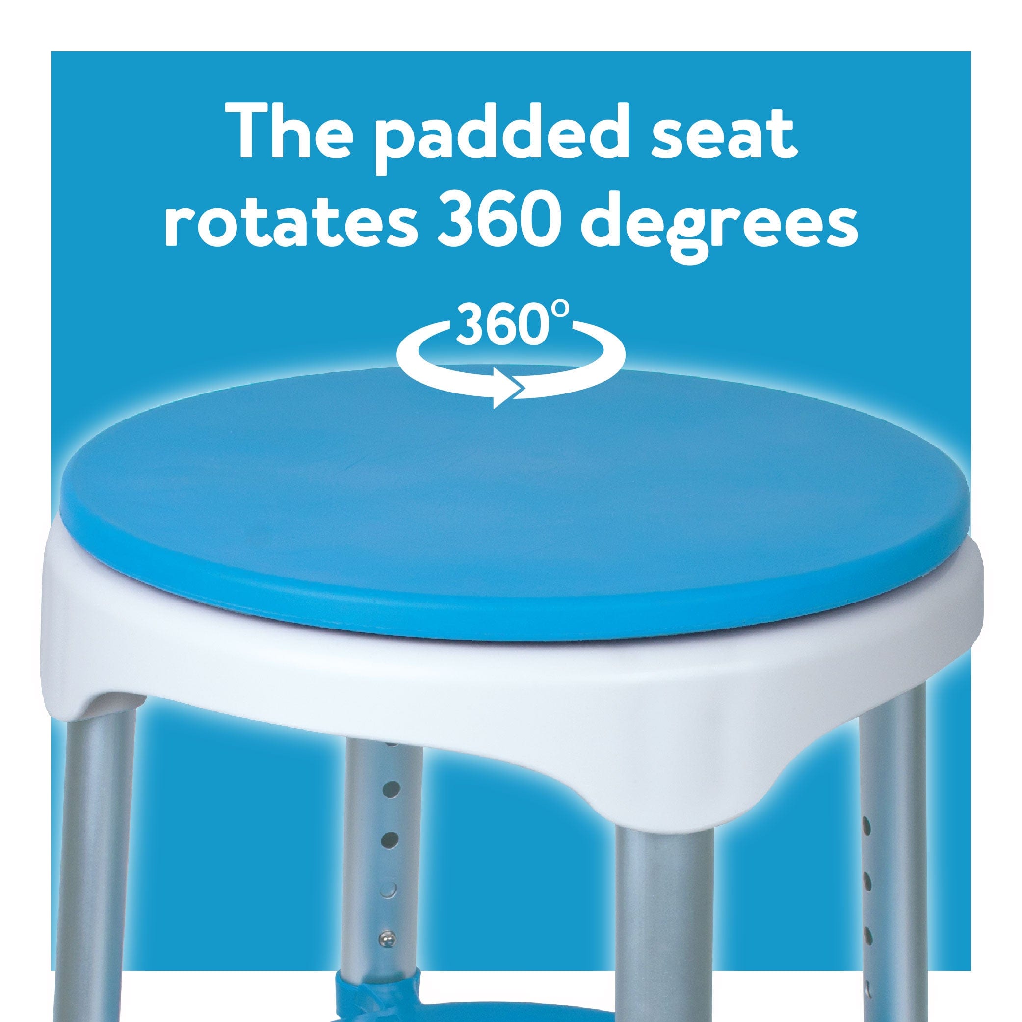 ez swivel shower stool by carex