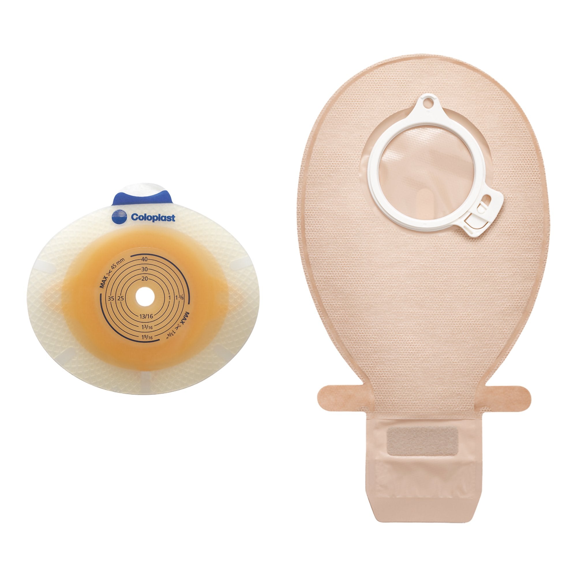 Ostomy Pouch SenSura® Click Two-Piece System 8-1/2 Inch Length, Maxi Without Barrier Closed End