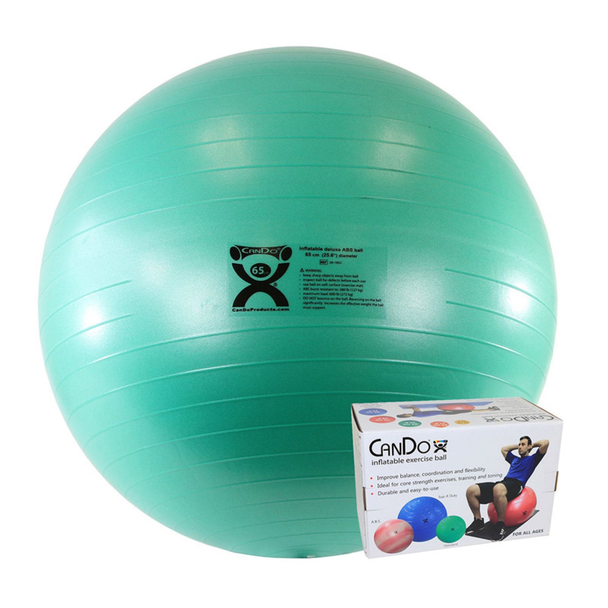 Exercise Ball Set CanDo Green