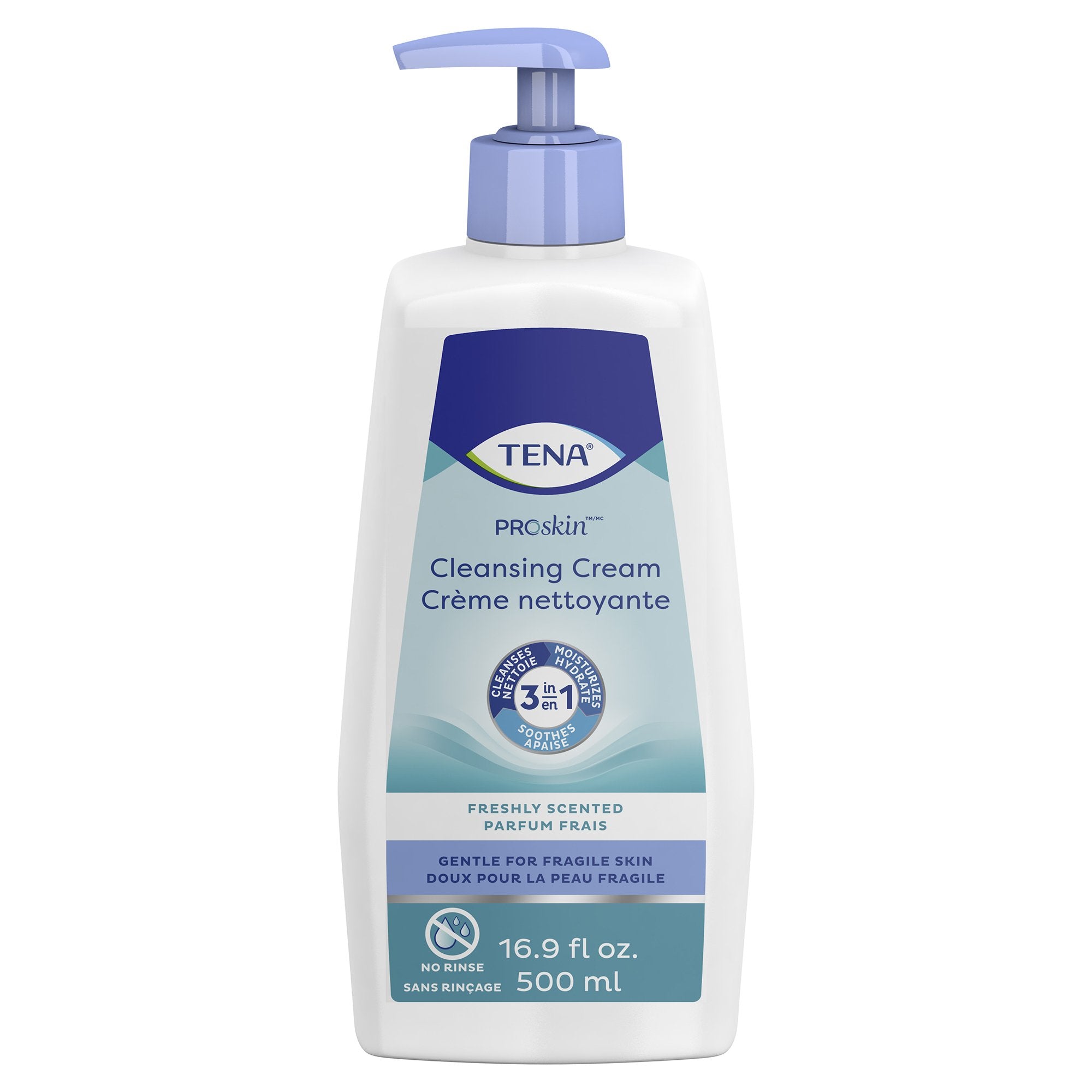 Rinse-Free Body Wash TENA ProSkin Cleansing Cream Cream 16.9 oz. Tube Mild Scent
