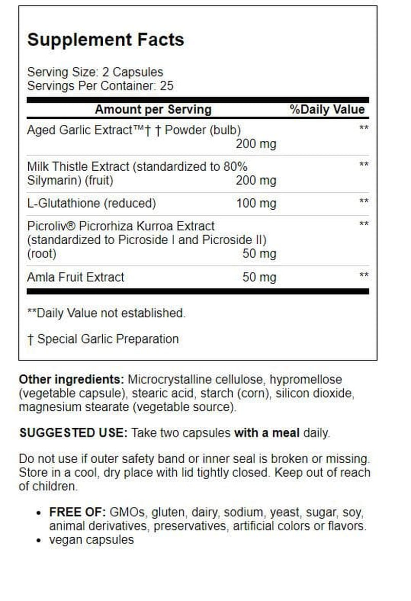 Liver Support 50 Vegan Caps