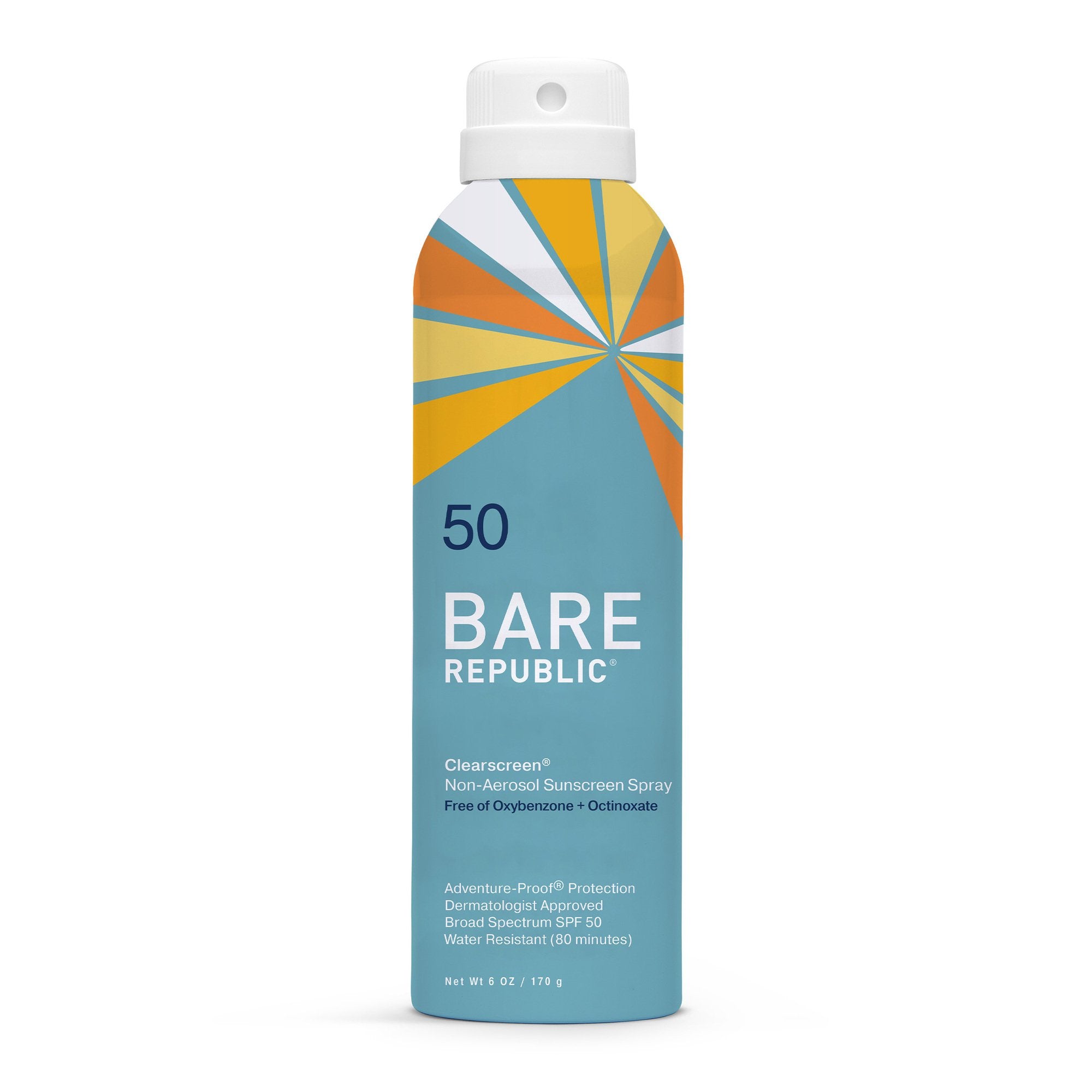 Sunscreen BARE RepublicClearscreen SPF 50 Liquid 6 oz. Aerosol Can, Packaging Type- Case