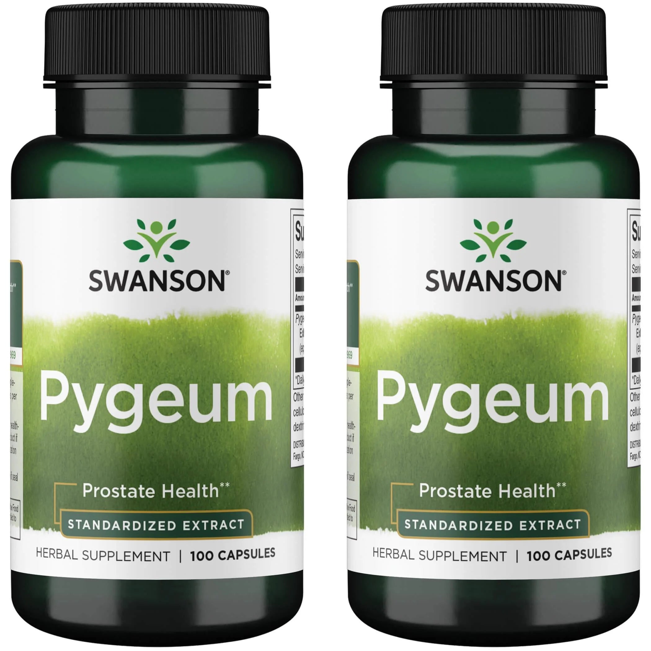 Pygeum - Standardized Extract 125 Mg 100 Caps 2 Pack