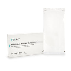 Sterilization Pouch McKesson Argent Sure Check Ethylene Oxide (EO) Gas / Steam 8 X 16 Inch Transparent / Blue Self Seal Paper / Film