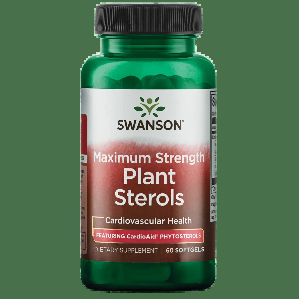 Swanson Maximum Strength Plant Sterols - Featuring Cardioaid Phytosterols, Helps Maintain Healthy Cholesterol Levels, 60 Softgels