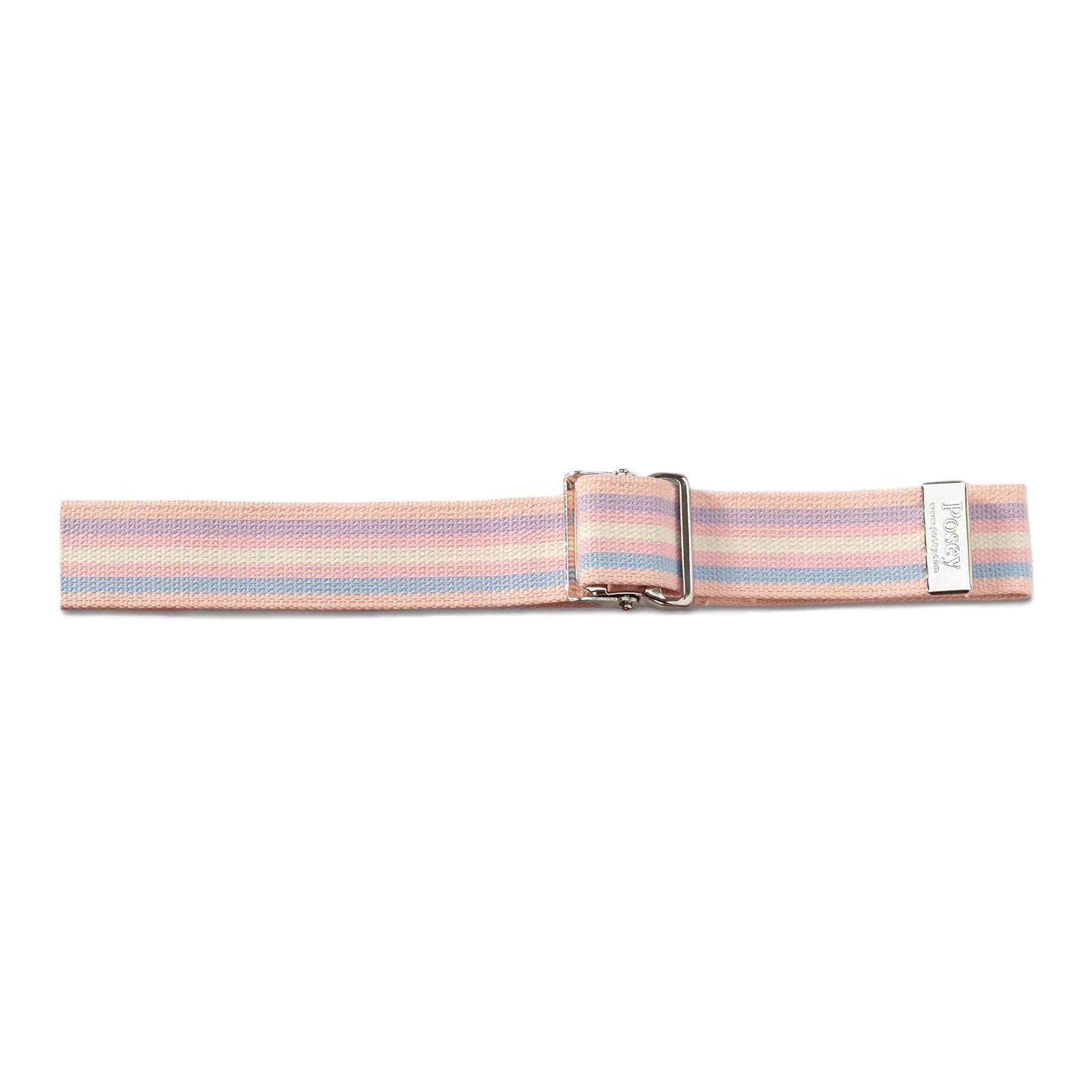 Gait Belt Posey 54 Inch Length Pastel Stripe Cotton