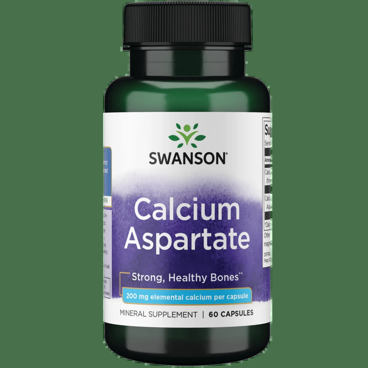 Calcium Aspartate 200 Mg 60 Capsules