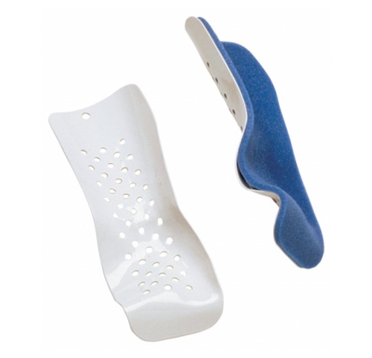 Colles' Wrist Splint ProCare Padded Aluminum / Foam Left Hand Blue / White Small