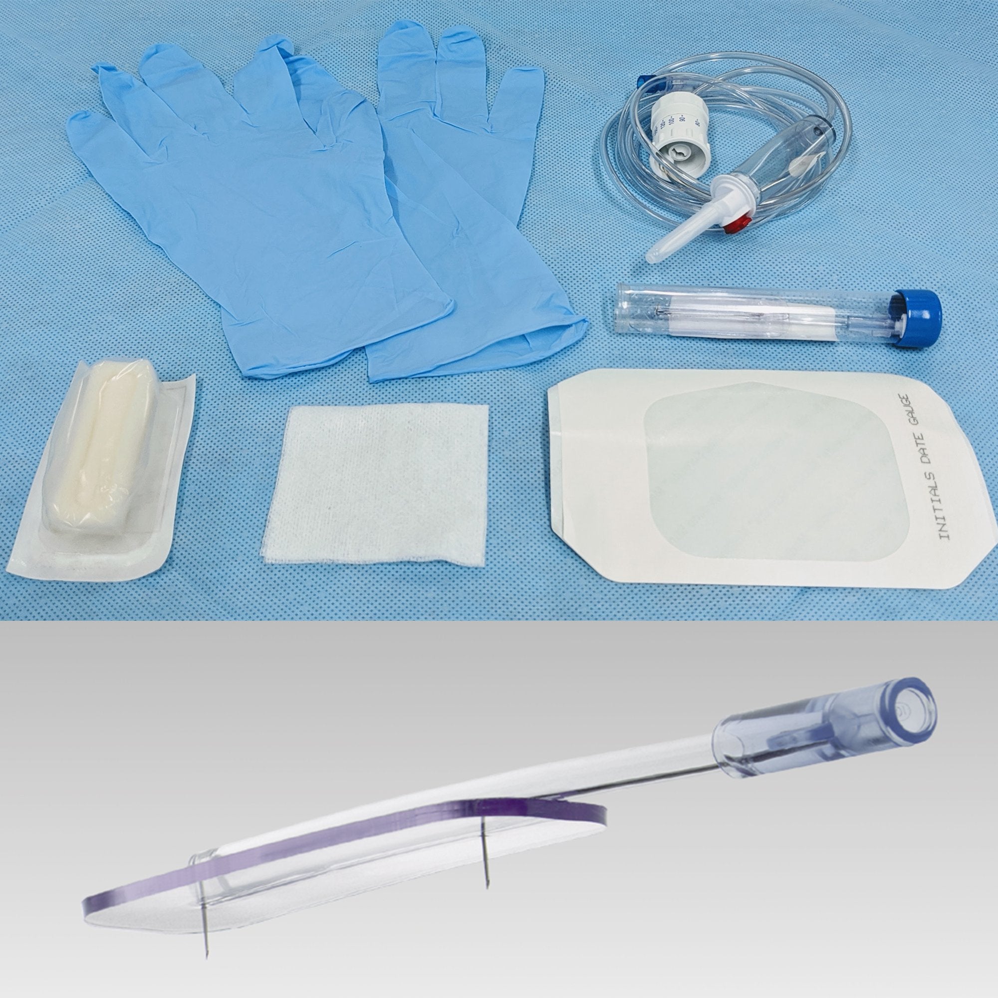 Sub Q Infusion Set Aqua C Hydration System 27 Gauge X 2 6 mm 2 1/2 Inch / 82 Inch Tubing Without Port