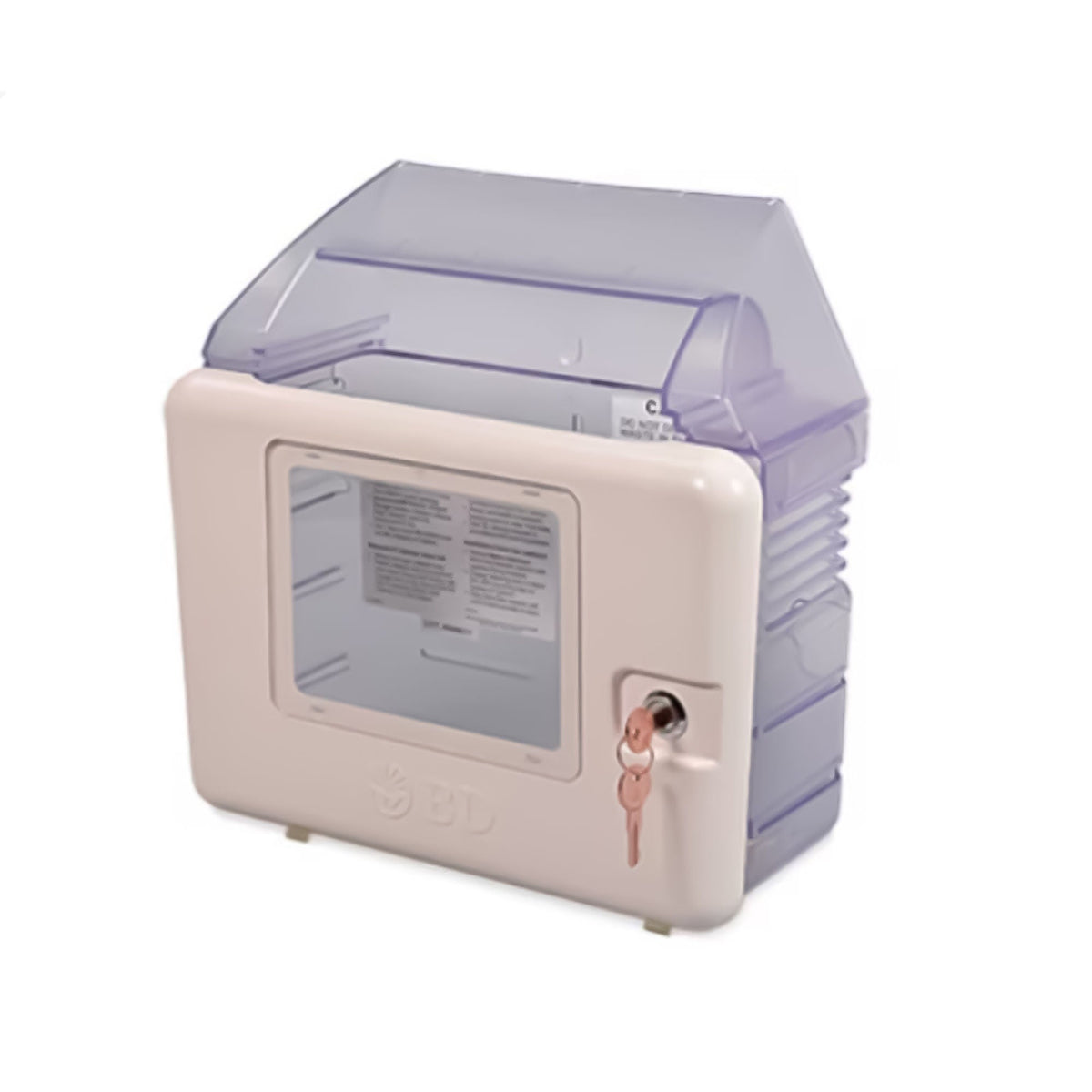 Sharps Container Cabinet / Wall Enclosure Wall Mount Locking,Packaging Type- Each Default Title
