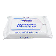 Adhesive Remover Safe n Simple Wipe 50 per Pack | 12PK/Case - 50 per Pack(5 X 7 Inch)
