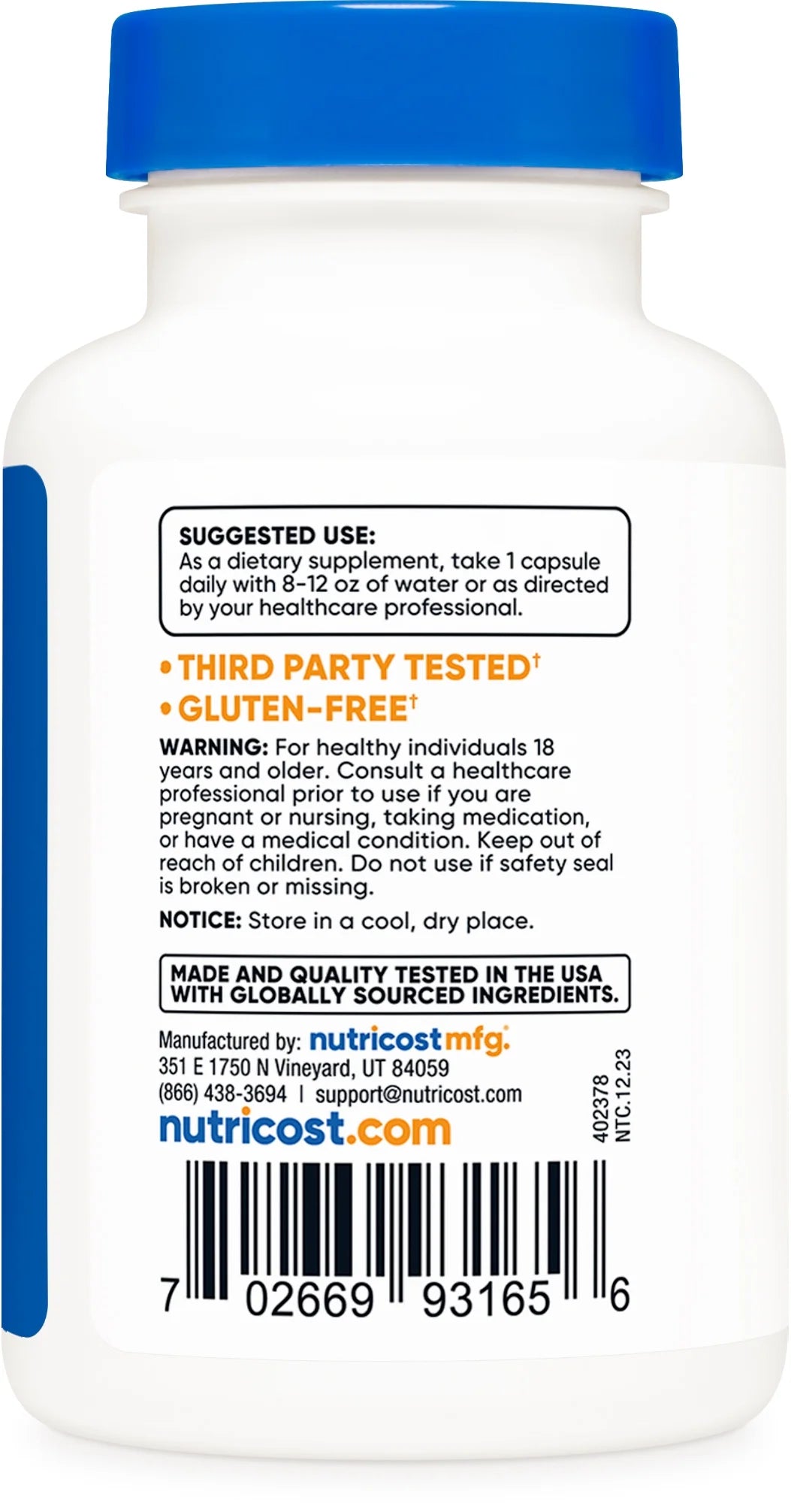 Tudca 250Mg, 60 Capsules (Tauroursodeoxycholic Acid) - Gluten Free, Non-Gmo Supplement