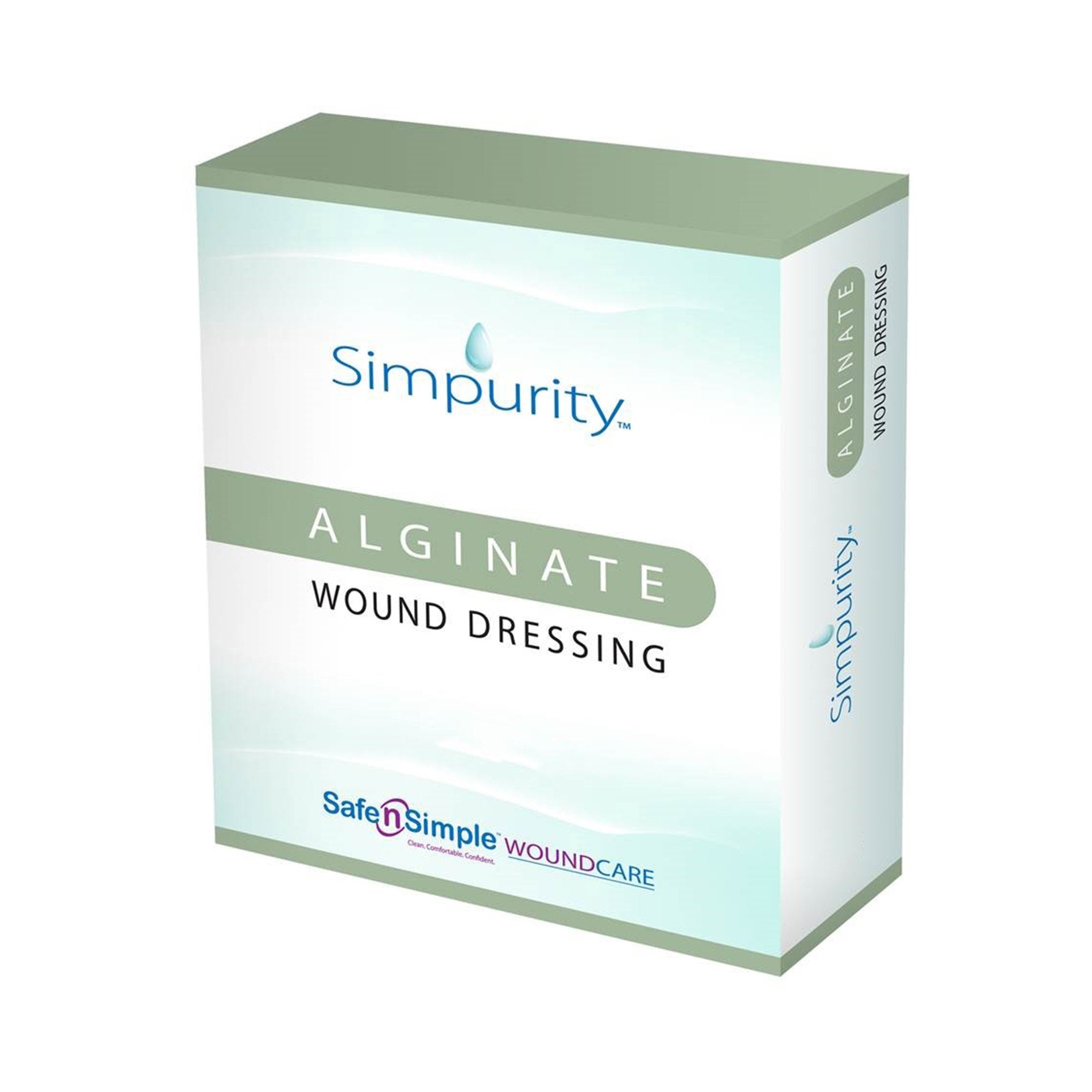 Alginate Dressing Simpurity 2 X 2 Inch Square