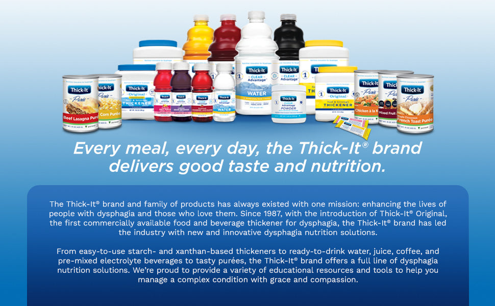 Food and Beverage Thickener Thick-It Original Concentrated 36 oz. Canister Unflavored Powder IDDSI Level 0 Thin, Packaging Type- Case