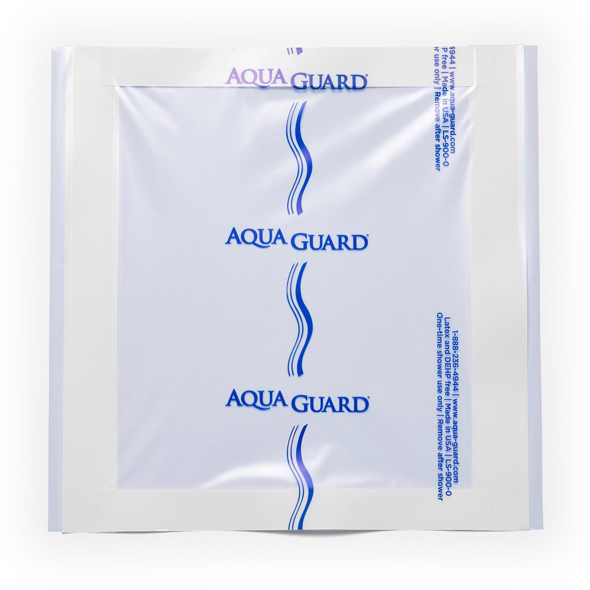 IV Site Barrier Protector AquaGuard Shower Sheet 9 X 9 Inch Adhesive