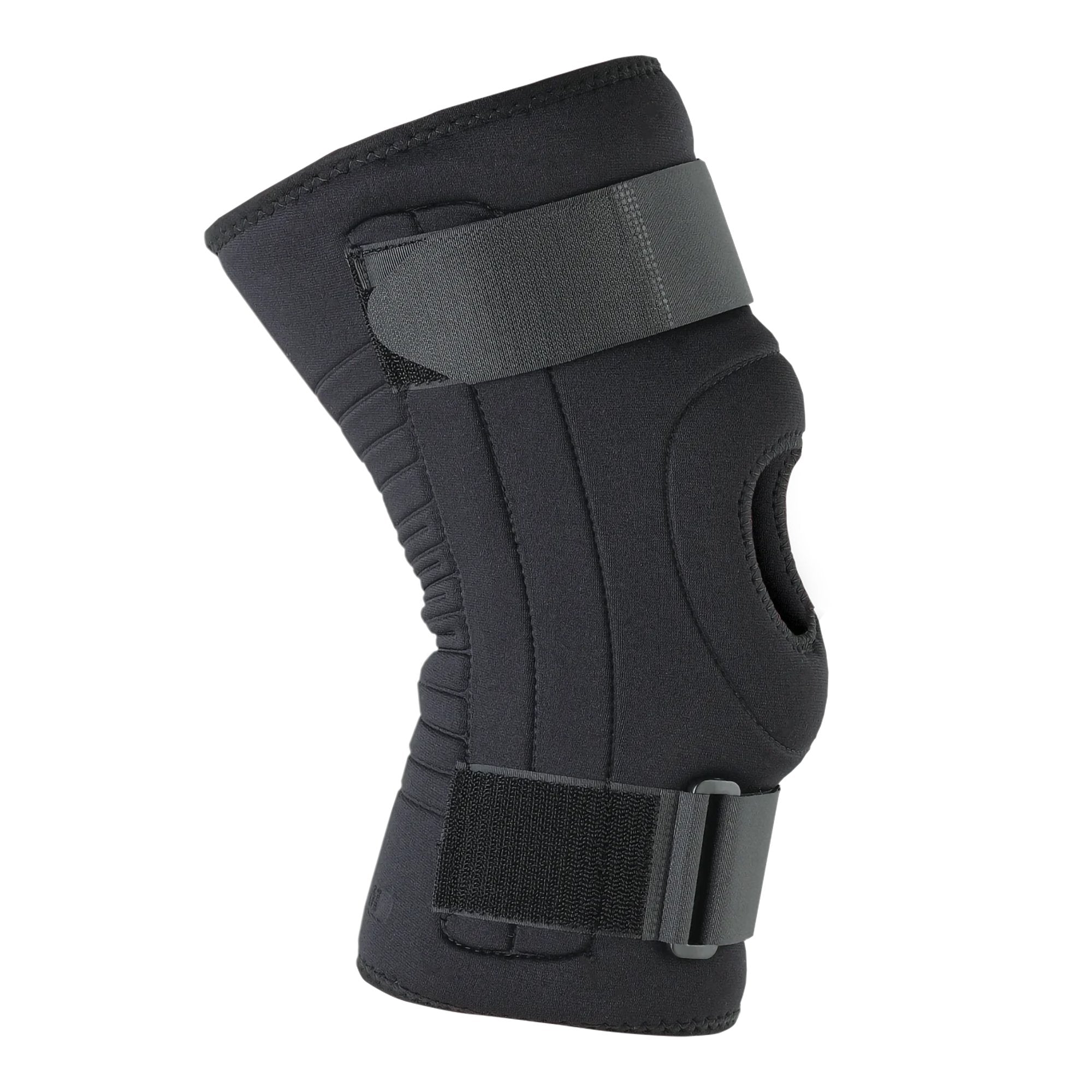 Knee Support with Stabilized Patella Ossur FormFit Large D Ring / Hook and Loop Strap Closure 14 1/2 to 16 Inch Knee Circumference Left or Right Knee